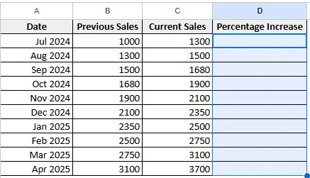Calculate Average Percentage from Numerical Data