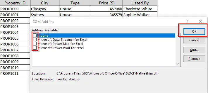 Disable Problematic Add-ins