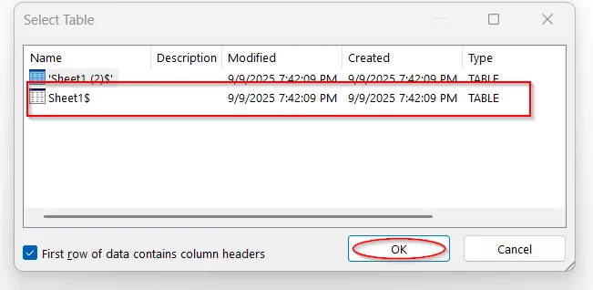 Using Word Mail Merge with Excel Data