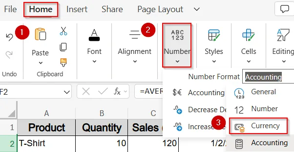 Find Average Within a Specific Numeric Range