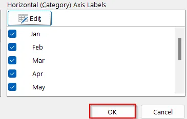 Update X Axis Labels from Select Data Options