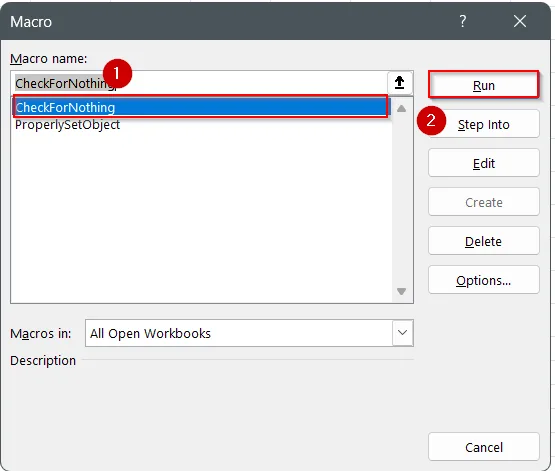 Check for Nothing Before Using an Object