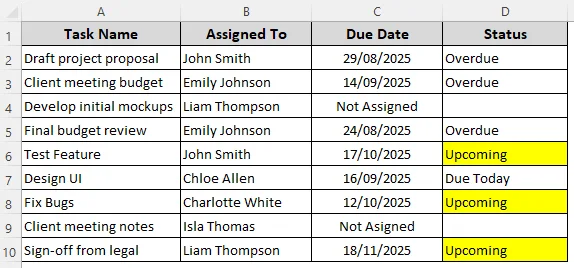 Apply Conditional Formatting Formula for Cells Containing Specific Text