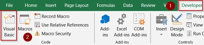 Remove Macros from Excel Modules Using the Visual Basic Editor