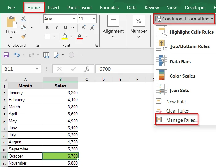 Replicate Rules via Conditional Formatting Manager