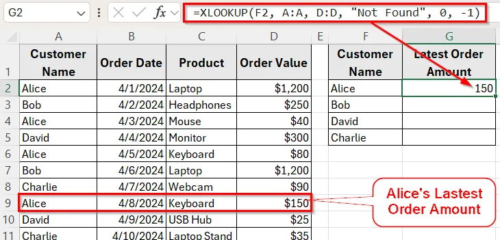 Use XLOOKUP with Multiple Lookup Values