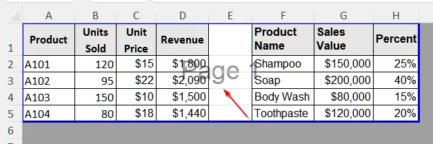 Delete Extra Pages by Using the Built-in Page Break Option