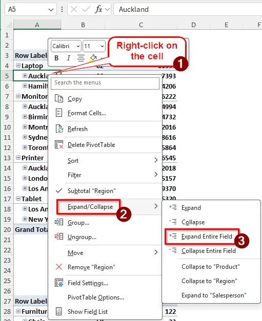 Visualization of the “A PivotTable Report Cannot Overlap Another PivotTable Report” Error