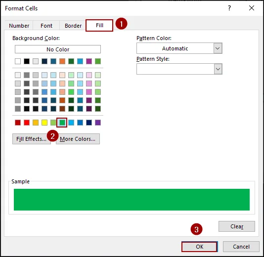 Applying New Rule from Conditional Formatting