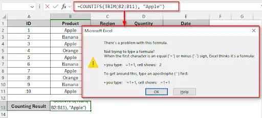Attempting Functions Inside Criteria_range Argument