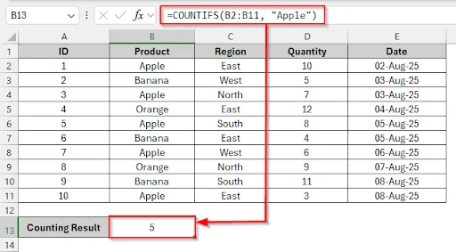 Attempting Functions Inside Criteria_range Argument