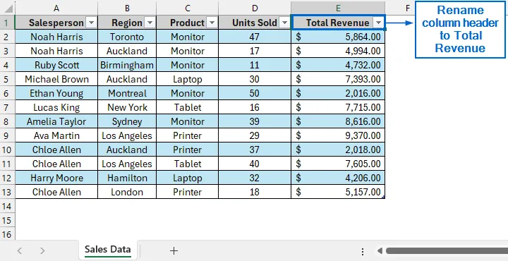 Step-by-Step Guide for Creating a Data Dictionary in Excel