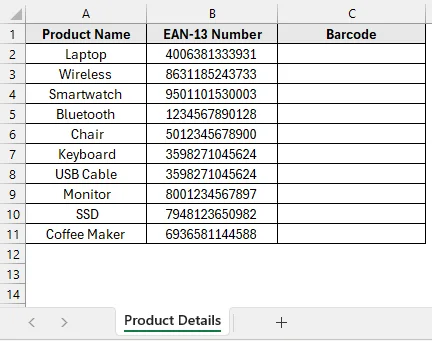 Install an External Font to Generate EAN-13 Barcode
