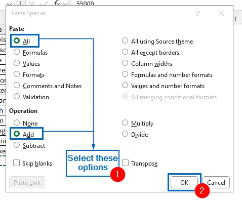 Use the Paste Special Tool to Transform Column into Number
