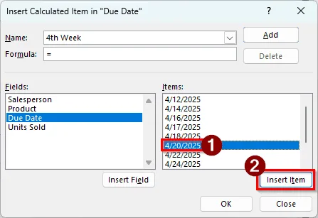 Steps for Creating a Calculated Field Based on Column Values