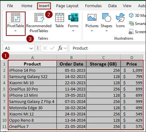 Using Filter Dropdown in Column Header