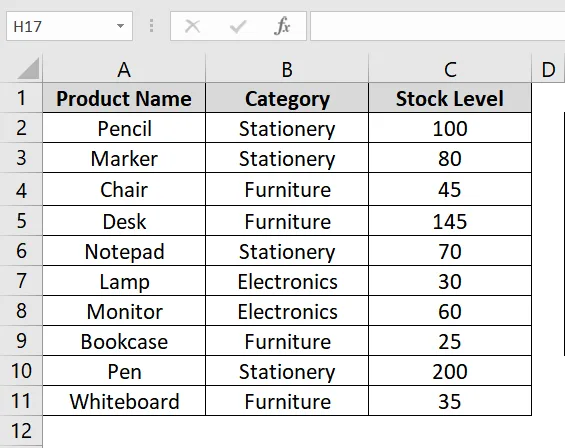 Get a Value Based on Row and Column Numbers in Excel