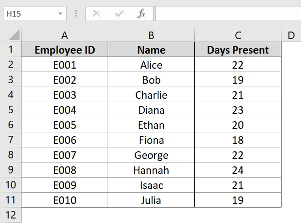 Get a Value Based on Row and Column Numbers in Excel