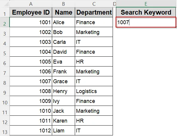 Find the First Match in a Column Using Range.Find