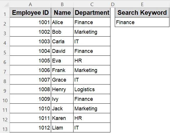 Search for All Matches in a Column Using a Loop