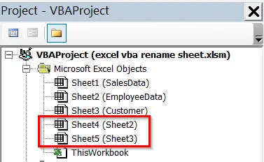 Rename a Worksheet by Its CodeName
