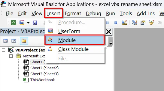 Rename the Active Sheet