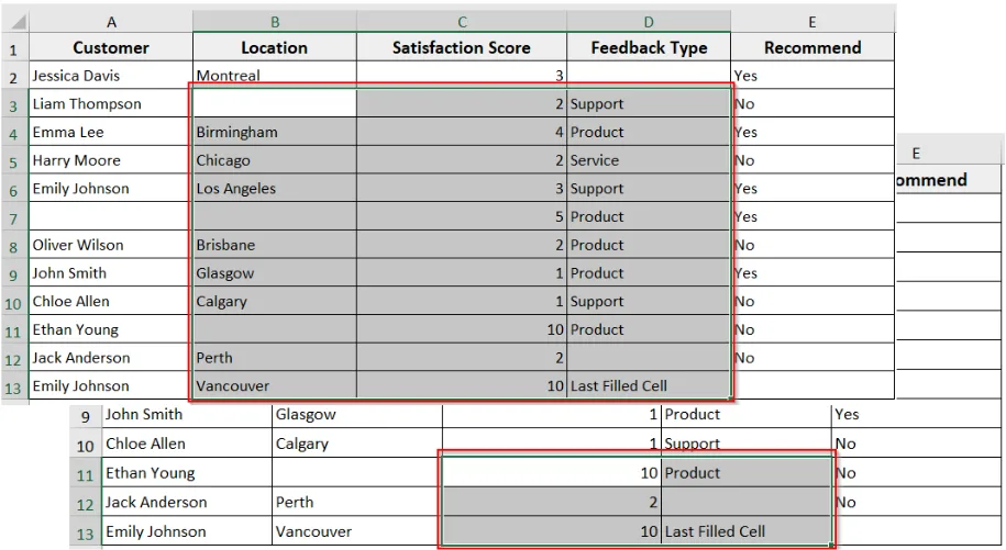 Using the Find Method to Get the Last Used Cell