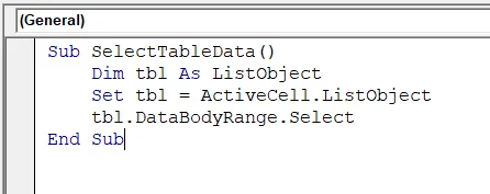 Using Excel Table (ListObject.DataBodyRange)