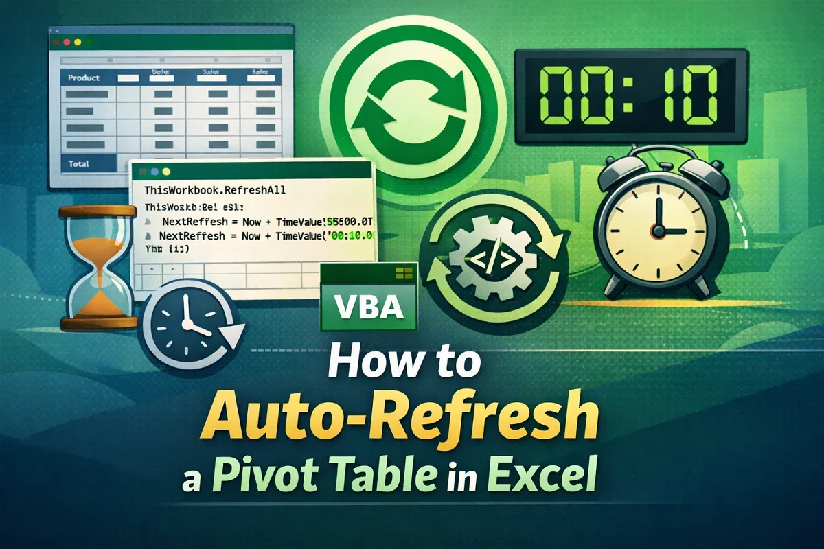 How to Auto-Refresh a Pivot Table in Excel