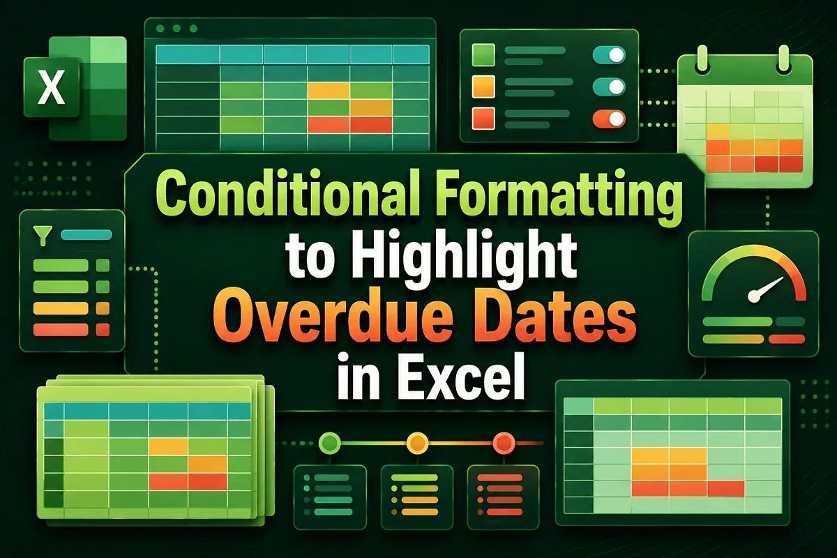 Conditional Formatting to Highlight Overdue Dates in Excel