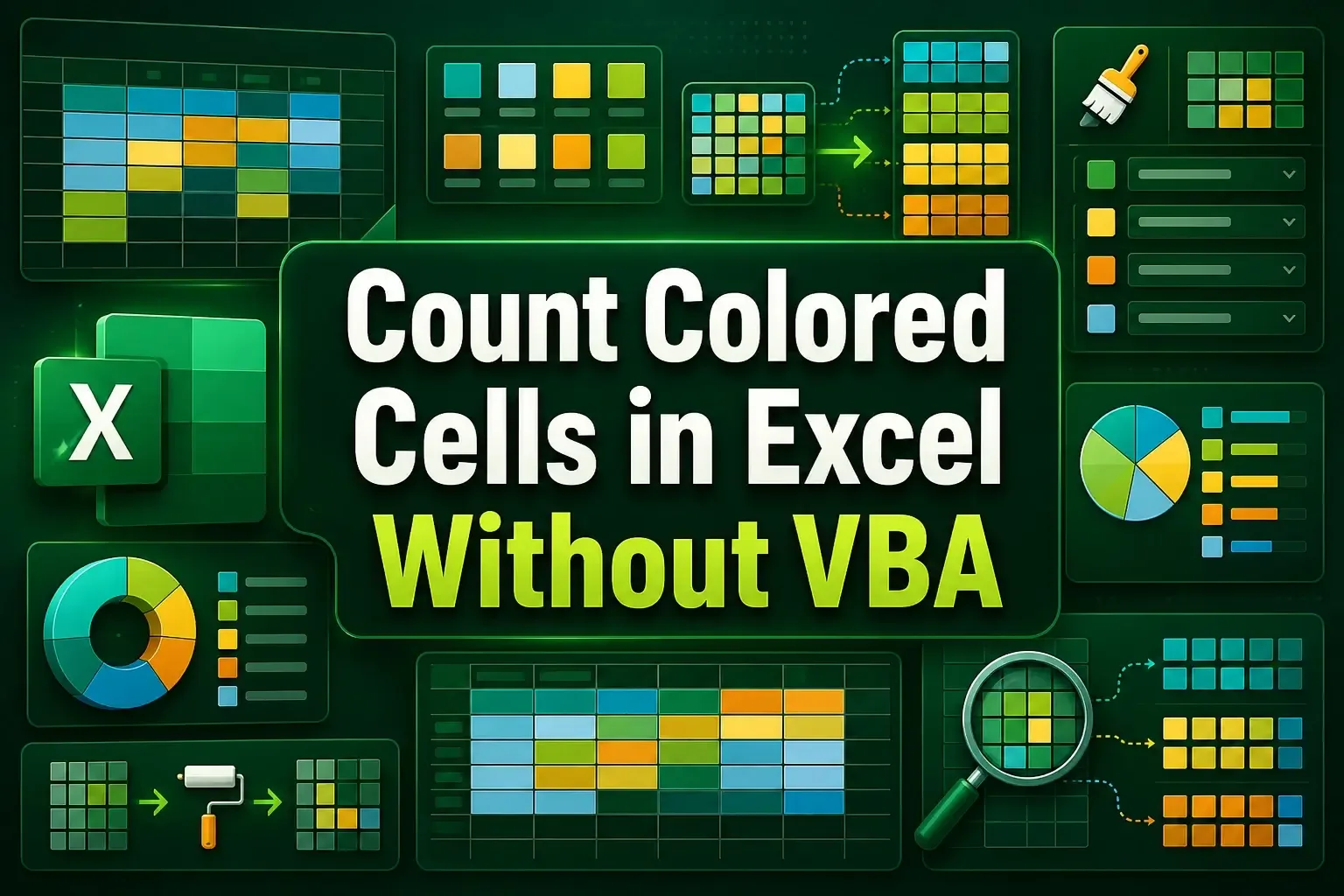 How to Count Colored Cells in Excel Without VBA