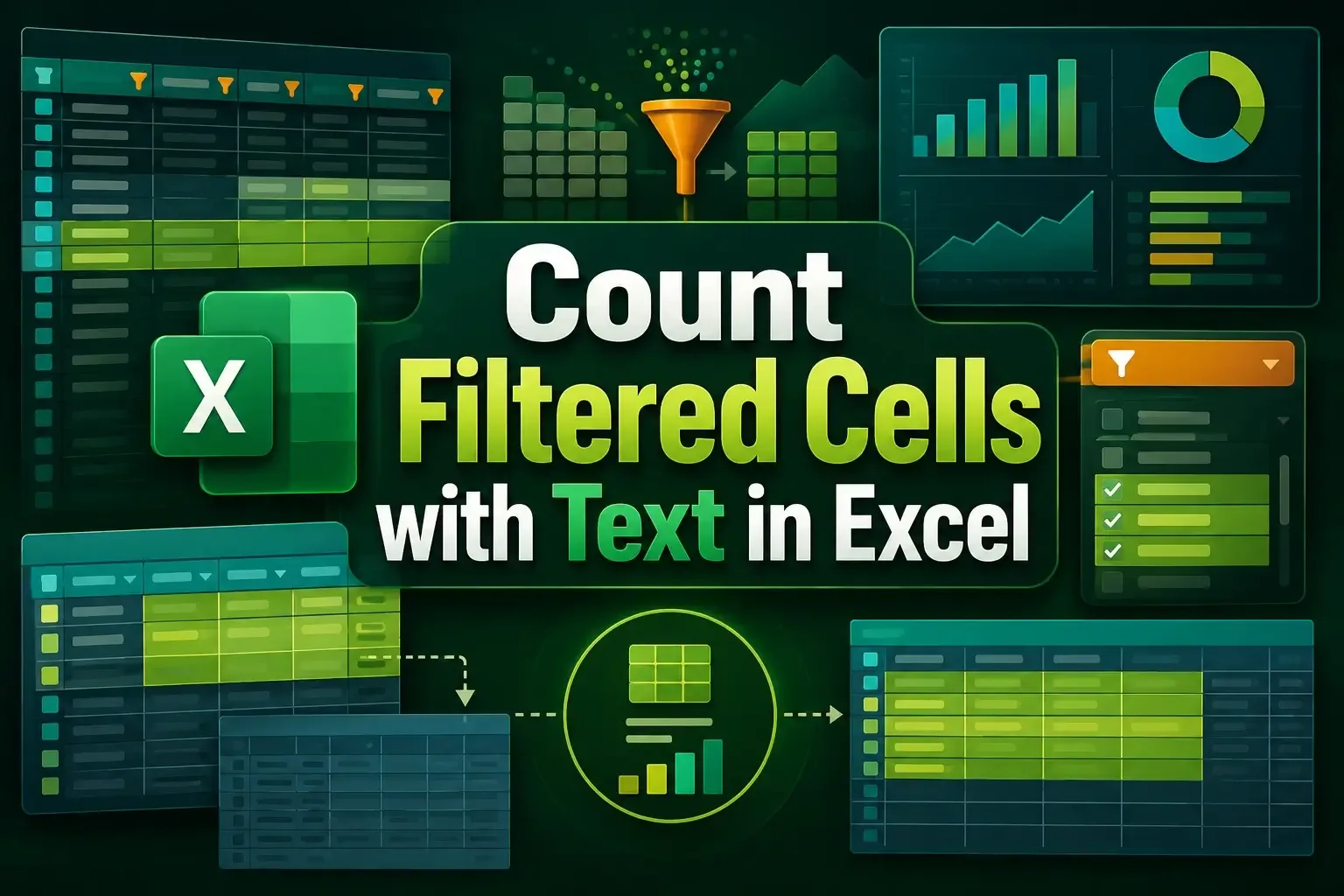 How to Count Filtered Cells with Text in Excel (4 Suitable Methods)
