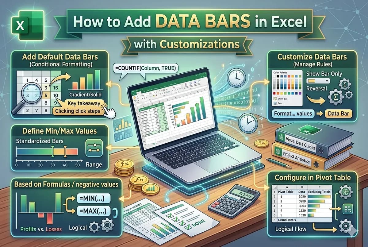How to Add Data Bars in Excel (with Customizations)