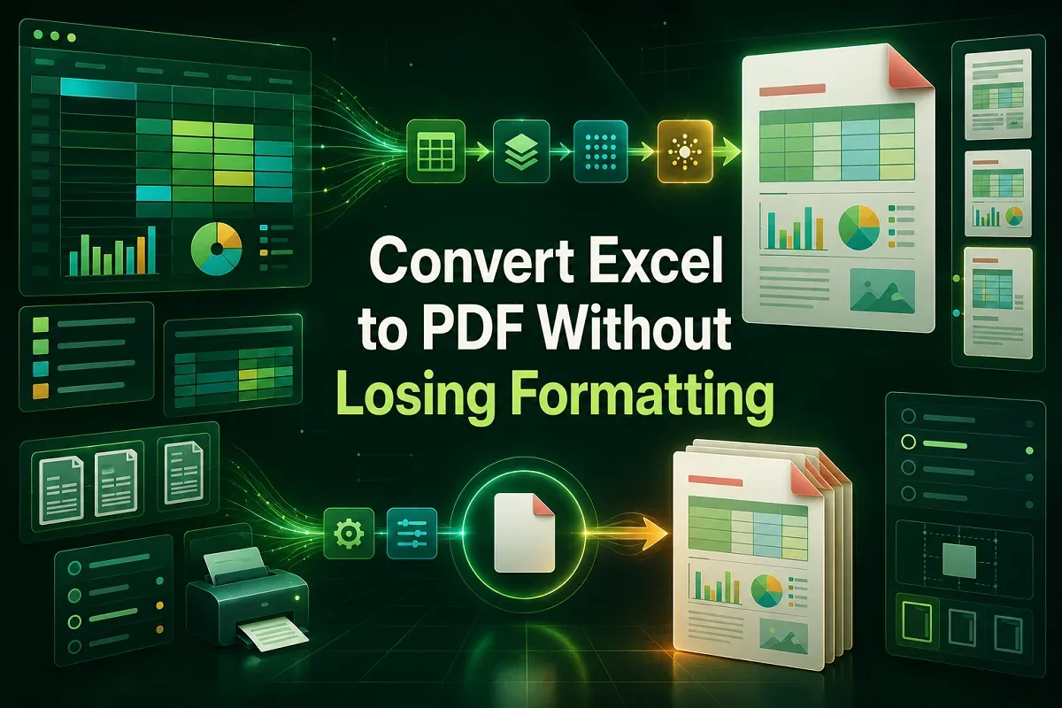 How to Convert Excel to PDF Without Losing Formatting