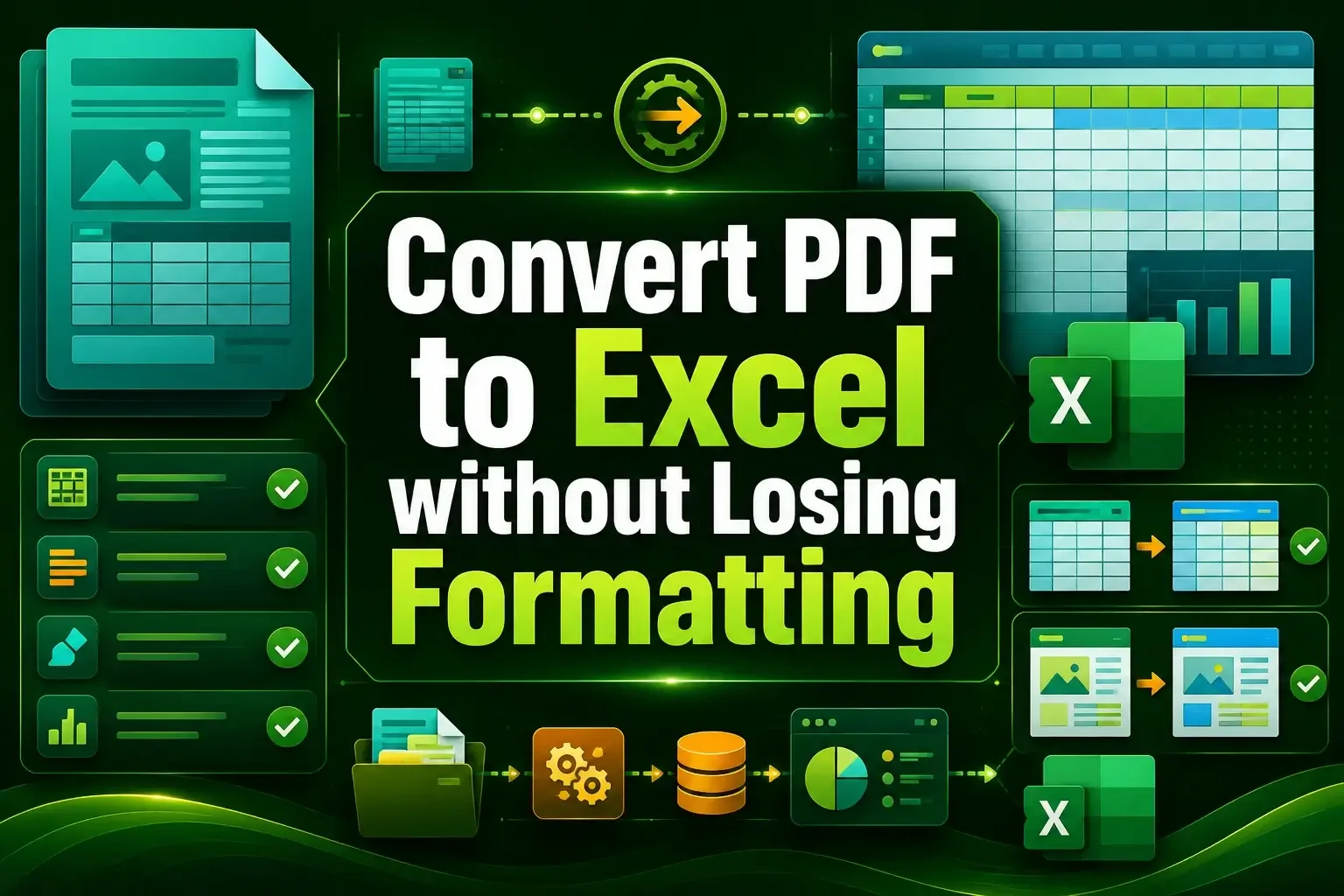 How to Convert PDF to Excel without Losing Formatting