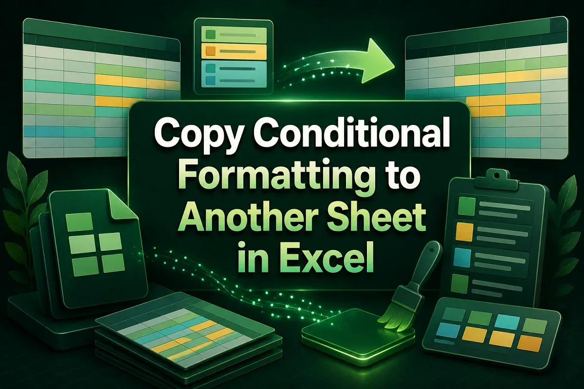 How to Copy Conditional Formatting to Another Sheet in Excel