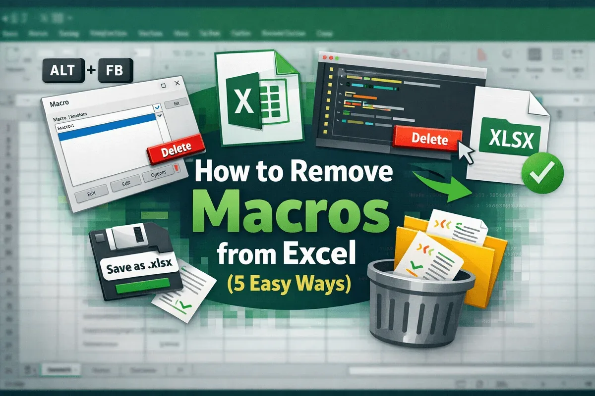 How to Remove Macros from Excel (5 Easy Ways)