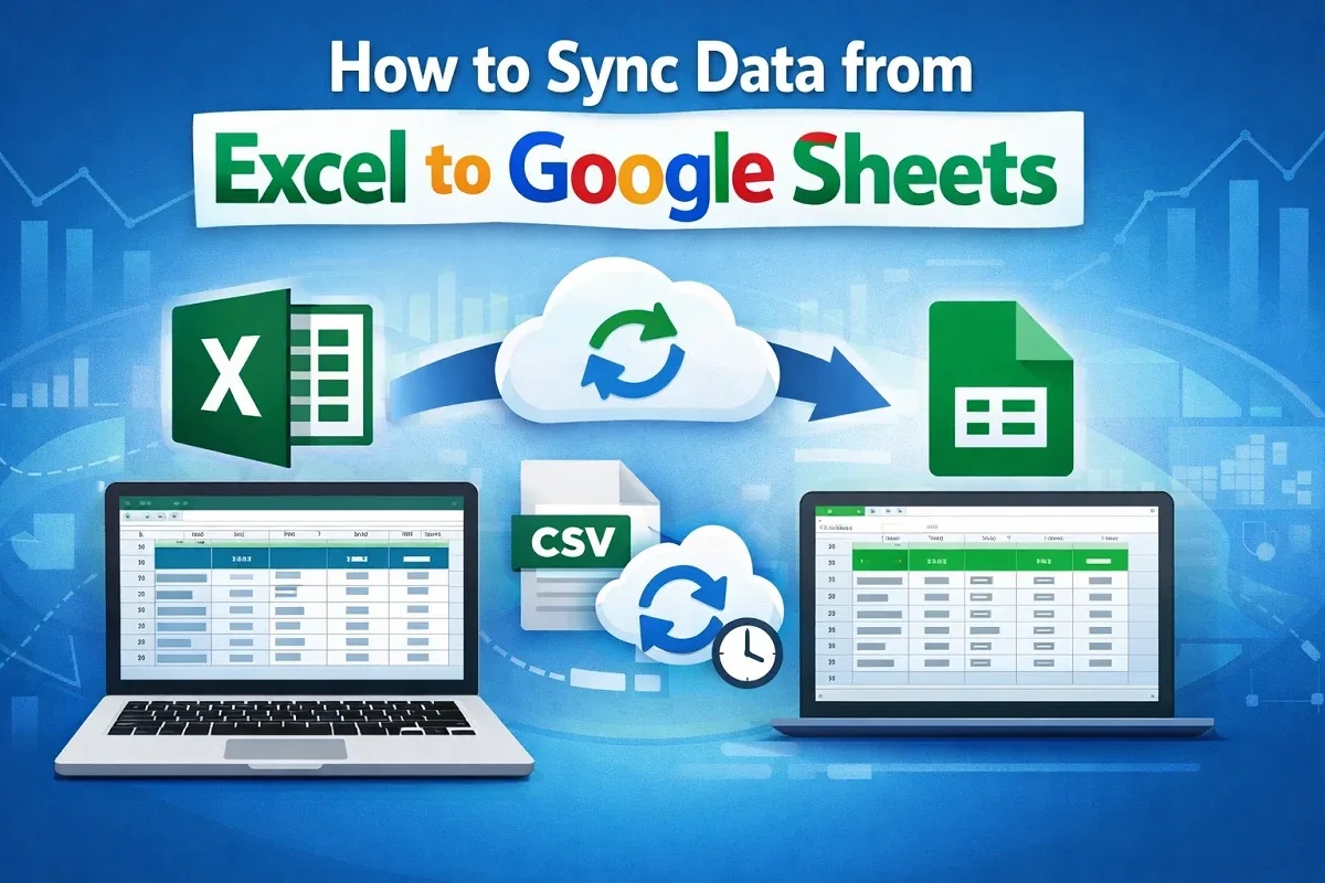 How to Sync Data from Excel to Google Sheets