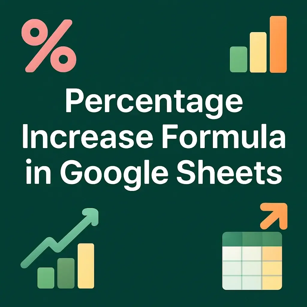 How to Apply Percentage Increase Formula in Google Sheets