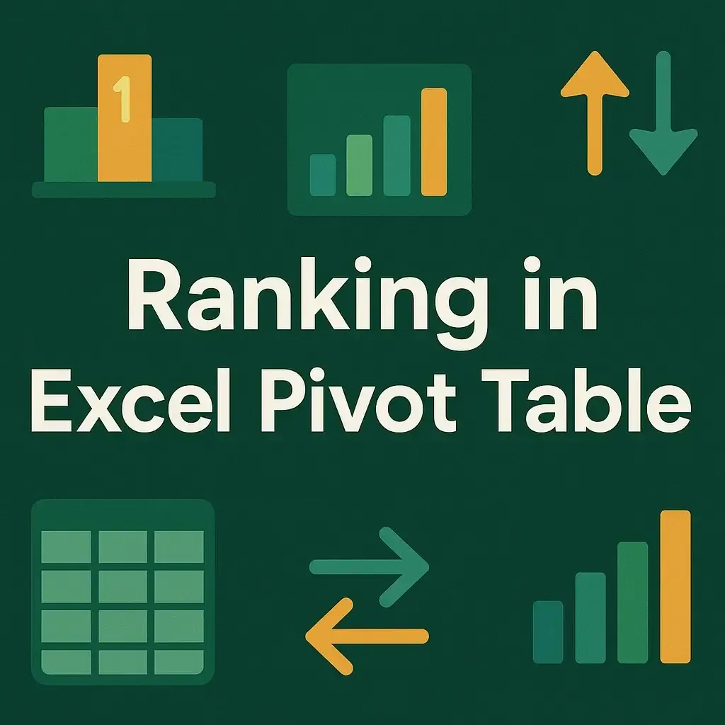 How to Do Ranking in Excel Pivot Table (4 Useful Ways)