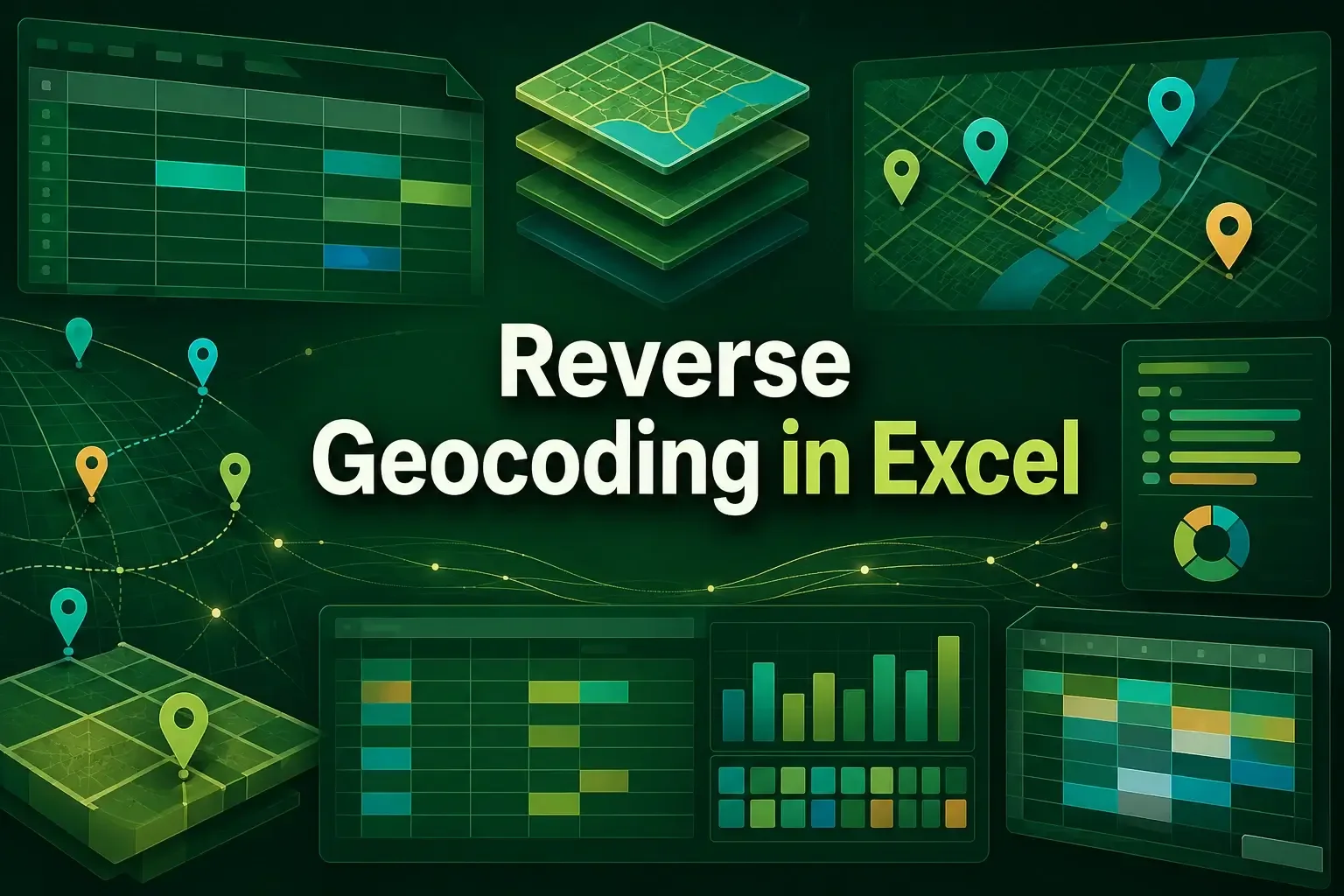How to Do Reverse Geocoding in Excel (2 Different Ways)