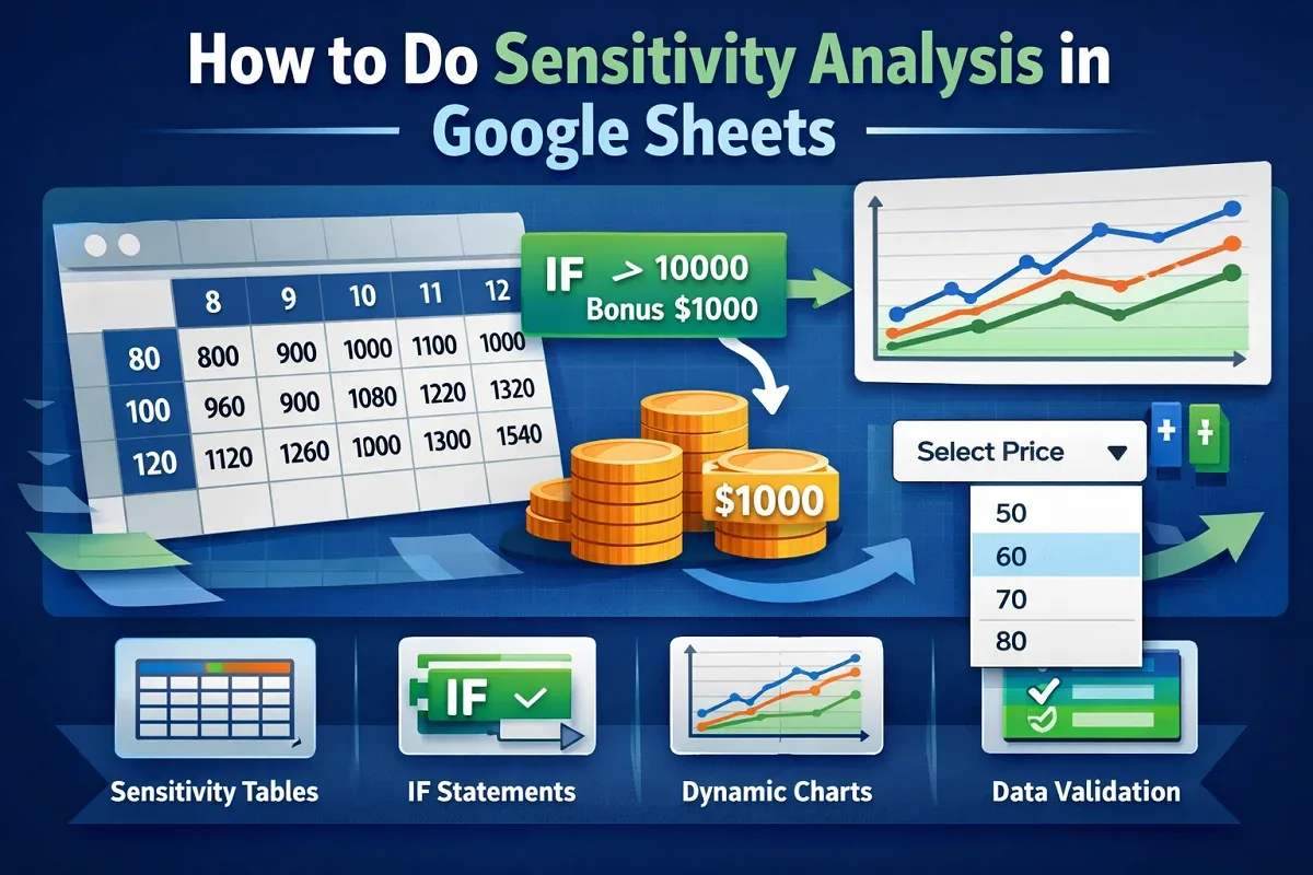 How to Do Sensitivity Analysis in Google Sheets