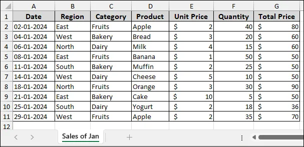 Applying GETPIVOTDATA Function to Extract Specific Data from Another Sheet
