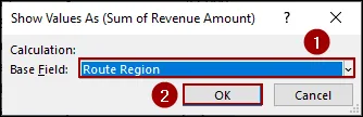 Using Show Value As Feature to Calculate Percentage of Grand Total