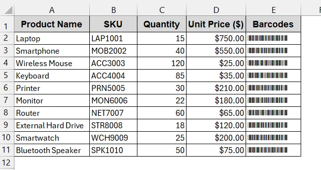 Create Code 39 Font with VBA Automation