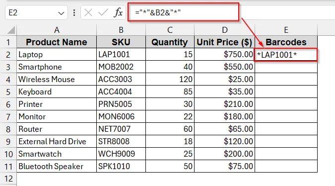 Install and Apply the Free Code 39 Font in Excel