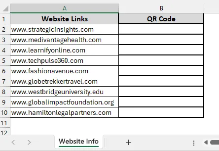 Generate QR Code Using IMAGE Function with External Link