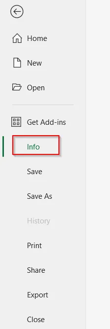 Extract Metadata Manually from an Excel File