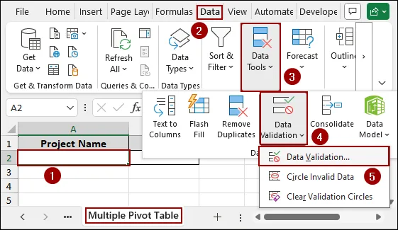Combining INDIRECT and GETPIVOTDATA Functions to Link Multiple Pivot Table Data