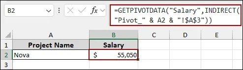 Combining INDIRECT and GETPIVOTDATA Functions to Link Multiple Pivot Table Data